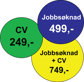 produktbokser jobbsøknad og CV produkter